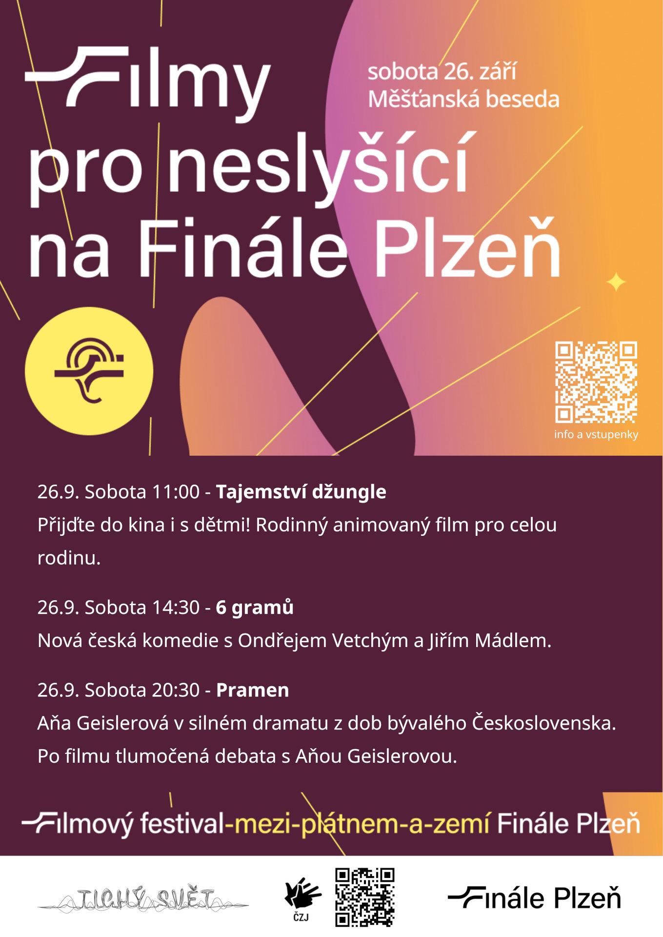 finale pro neslysici 2026