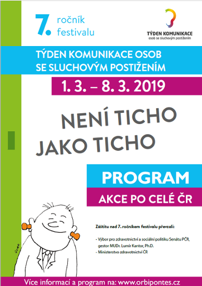 Tichý svět opět součástí festivalu Týden komunikace osob se sluchovým postižením