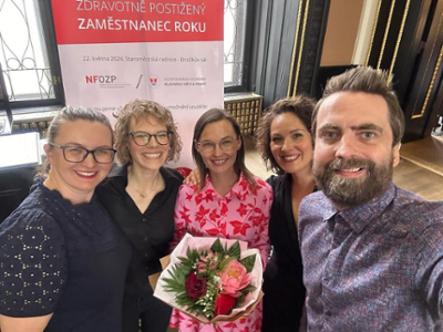 Martina Zemanová získala ocenění Zdravotně postižený zaměstnanec roku 2023