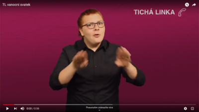 Provoz Tiché linky o Vánocích