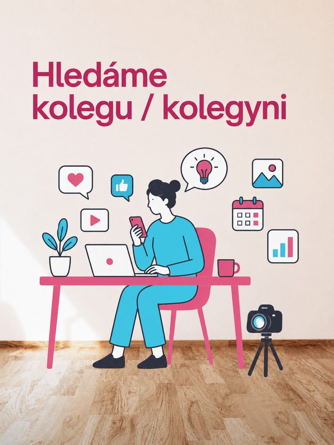 hledáme kolegu manažer sociálních sítí