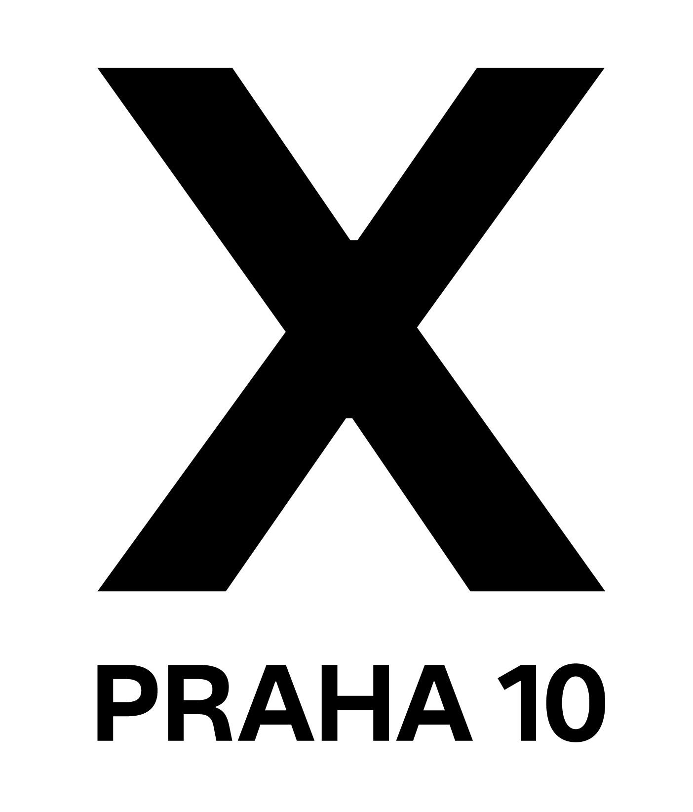 Praha 10 X logo